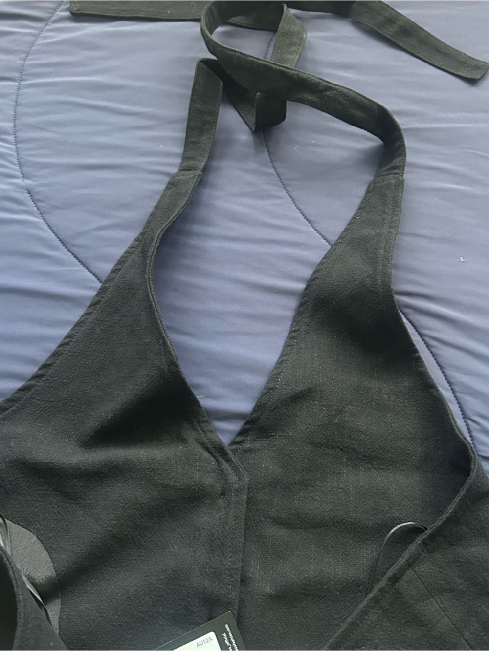 Lioness Black Backless Halter Top - Picture 13 of 14
